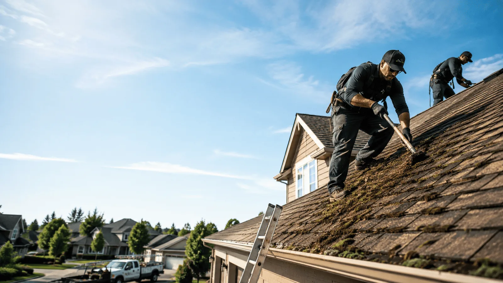 Roof Moss Removal in Goodrich, MI near me